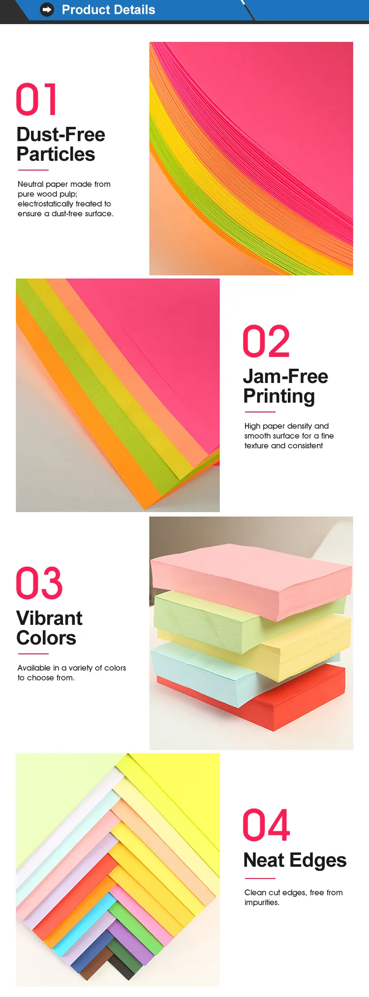 premium colored a4 copy paper