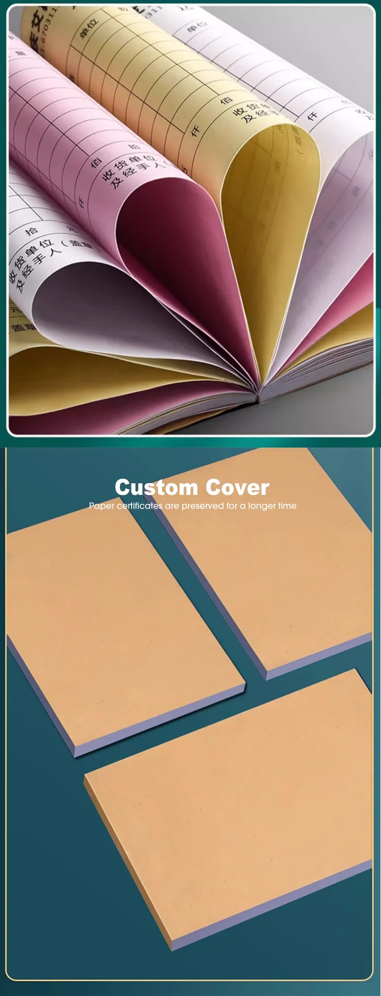 premium customized ncr receipt invoice book