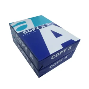 Two reams of COPY A Premium A4 copy paper, 80gsm high-speed office paper by Ts'ai Lun, ideal for laser printers and copiers.